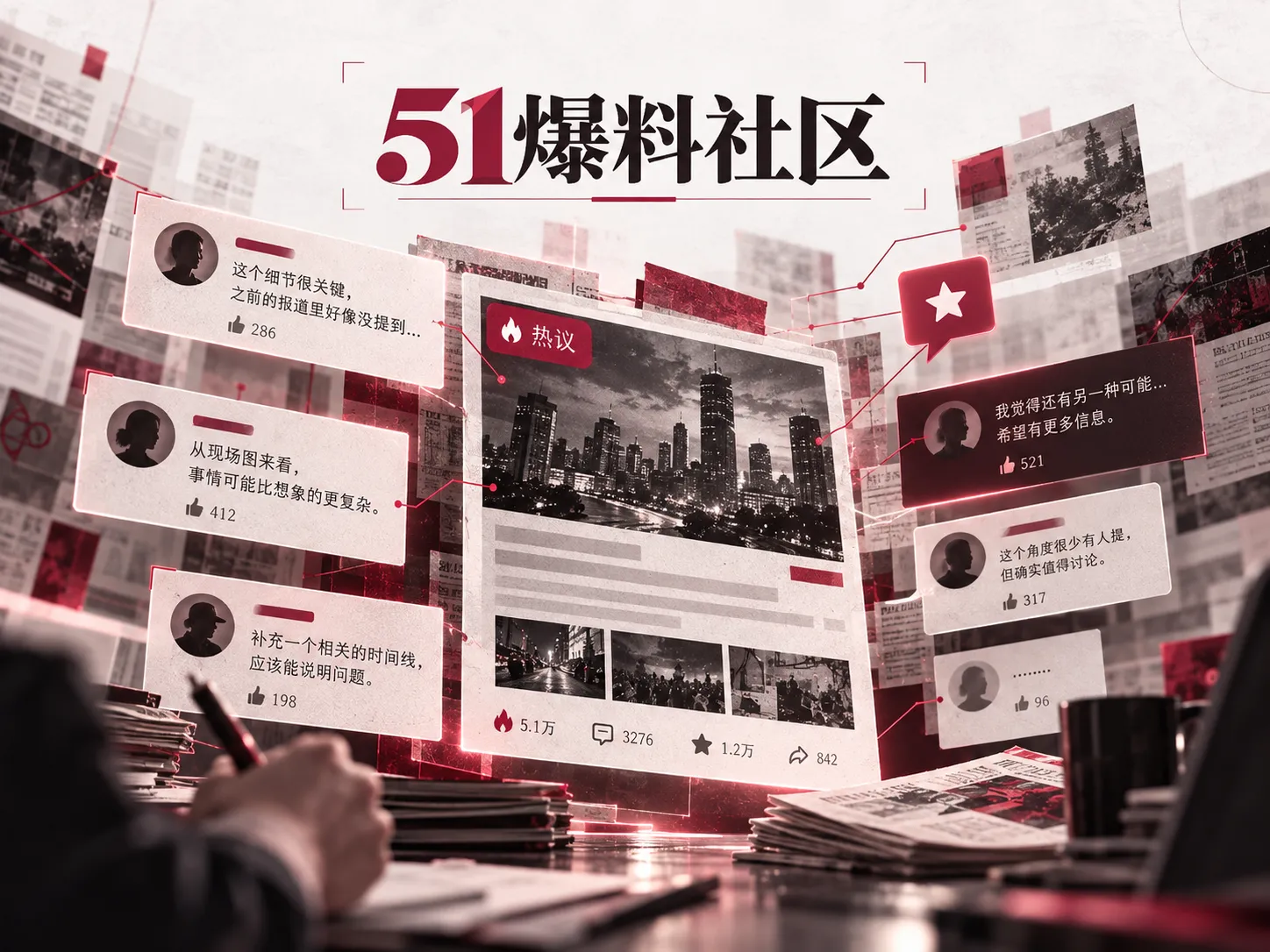 热点评论区为什么会出现信息混杂相关内容示意图